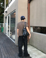 Solid Banding Wide Pants