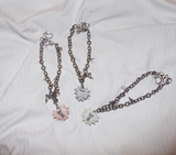 Fakiii x Suga Scoop Angel Spark Necklace_White