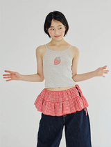 ストロベリーパッチノースリーブ