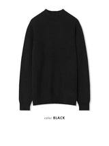 Washable Hacci Half Turtleneck Knit (7 Colors, L / XL)