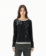 TRUTH LAYERED LONG SLEEVE TEE