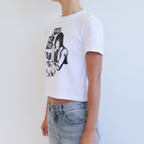 コージーキャットクロップtシャツ