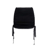 Brina Side Tie Ruched Skirt