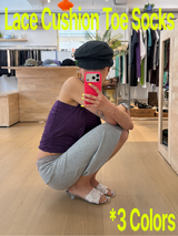 LACE CUSHION TOE SOCKS