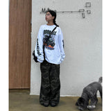 ODDBALL MONSTER TRUCK LONG SLEEVE WHITEMELANGE