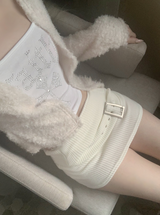 ガントベルトニットスカート (ivory)