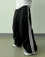 Face Track Line Snap Pants
