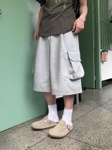 Structured Cargo Utility Bermuda Shorts