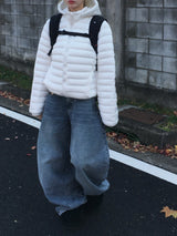 [Lining] ウィンターウォッシュドピンタックバルーンパンツ (3c)