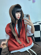 フリースピッカブル ❤ハーディーサークルラインバルーンロングスウェットパンツ🤎🩶🖤3COLOR