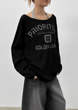 [MADE] Cozytee Printing Oversized Long Sleeve T-shirt