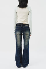 (W) Wave Bootscut Denim