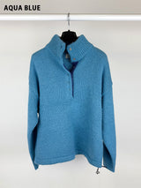 HENLEY ANORAK SWEATER (5C)