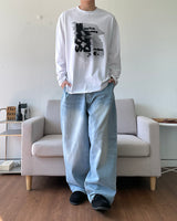 Tiger Balloon Denim Pants