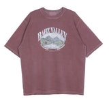 No.0821 BV プリンティングウォッシングハーフTシャツ