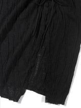  LAYERED STRAP LONG SKIRT _Black