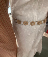 Flower strap layered belt(2color)