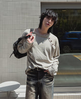 Bor Pigment Snap Long Sleeve