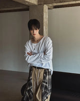 ヌーク ベーシック Uネック ロングスリーブ ティーシャツ