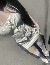 アーゼン ストラップ レーストップ (white)