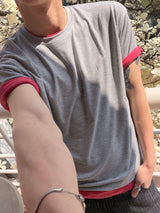 Daily round neck half t-shirts(8color)