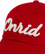 Applique Twill Logo Ball Cap - Red