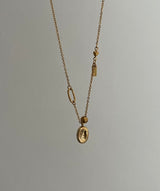 coii Round Coin Ball Layered Ruffle Bold Long Short Necklace