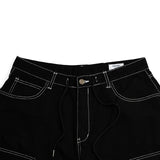 ワークワイドフィットオックスフォードパンツブラック
