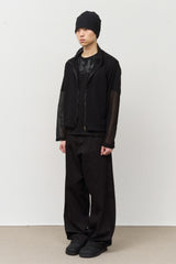 Ien Herringbone Curved Pants