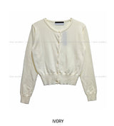 [U-BASIC] Plain Round Cardigan