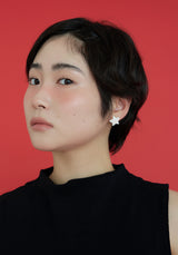 star pearl earring