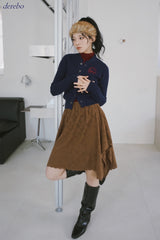 Real Button Embroidered Knit Cardigan