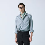 breeze line stripe shirt ash blue