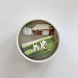 [ジョギング中の子犬のAirPods/Budsケース]