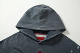 TIE SPRAYED HOODIE