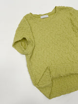 エンボスド リンクル ショート スリーブ Tシャツ