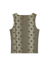 1/2 S クレフドットプリーツノースリーブ (BEIGE)