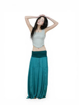 FOREST LONG SKIRT (TEAL)