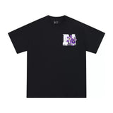 ディストレスロゴフローラルエンブロイダリーTシャツ