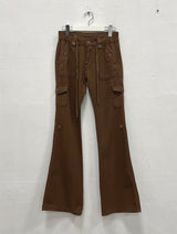 CARGO SLIM BOOTS CUT PANTS (2C)