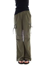 ブリーズブーツカットパンツ/カーキ
