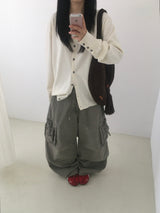 Washed Cargo Pants