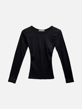 [Long sleeve ver.] ロエン モダール サイドシャーリングTシャツ (6c)