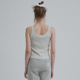 Floral Sleeveless (Grey)
