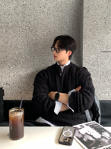  Belerice Henry Neck Cable Overfit Knit
