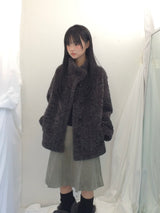 soft corduroy banding skirt