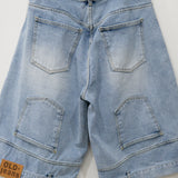 Log Bermuda Denim Pants