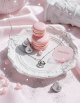 [tripleS Lynn Necklace] プレッツェルカラーボーンネックレス - Silver Color