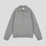 Saint wool zipup knit
