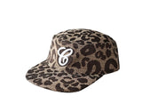 Multi Pattern Leather Strap Pillbox Ball Cap